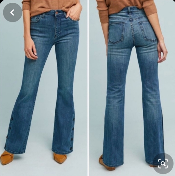 High Rise Button Detail Bootcut Jeans 🪞 - Picture 10 of 10